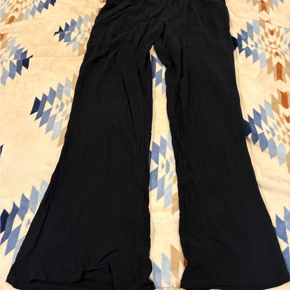 Three Dots Black Wide Leg Pants